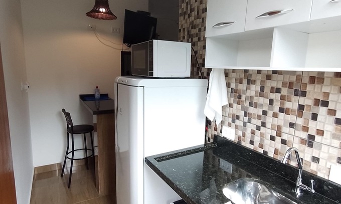 Caraguatatuba Ski Chalet | Chalet 4🏠 private kitchen in gated community! OPENING! 1st floor