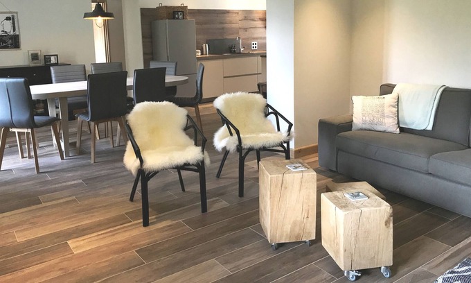 Saint-Marcel Ski Chalet | Chalet 8 persons with sauna (renovated in 2017)