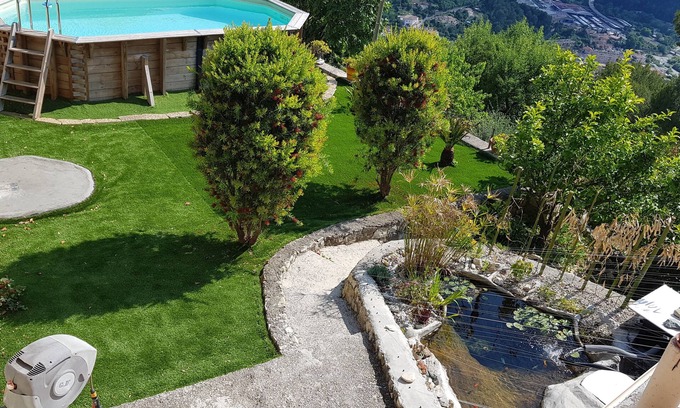 Drap Ski Chalet | Chalet Drap Cote d'Azur with a magnificent view Nice Antibes Estérel