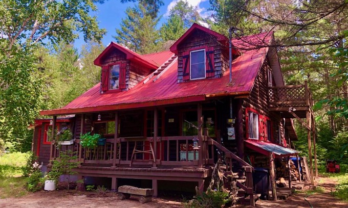 Mauricie Ski Chalet | Chalet en bois rond Mauricie