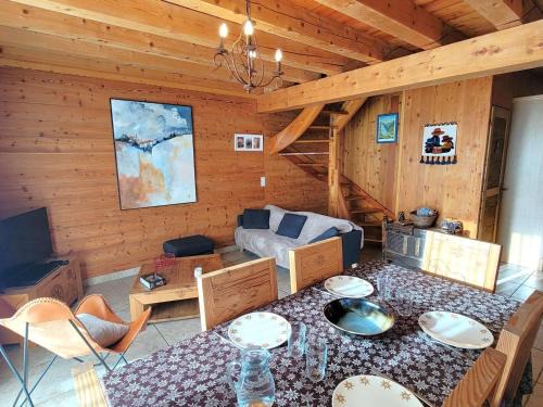 Saint-Michel-de-Chaillol Ski Chalet | Chalet en bois 6 pers. avec terrasse Sud, lumineux et équipé, animaux admis – Saint-Michel-de-Chaillol - FR-1-393-12