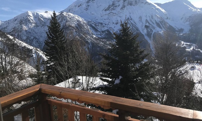 Orcieres Ski Chalet | CHALET Exceptional view at the foot of the slopes at 1860m Orcières Merlette
