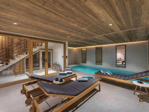 Saint-Martin-de-Belleville Ski Chalet | Chalet Neuf avec Piscine et Sauna à Saint-Martin-de-Belleville - FR-1-570-51