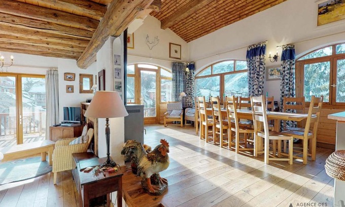 Saint-Martin-de-Belleville Apartment | Chalet confort 10 pers, 5 chambres, Wifi, animaux admis, parking - FR-1-452-59