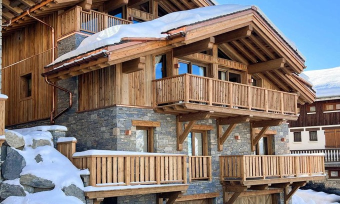 Les Belleville Ski Chalet | Chalet Neuf avec Piscine, Jacuzzi, Sauna, Hammam et Salle de Cinéma à Saint-Martin de Belleville - FR-1-570-25
