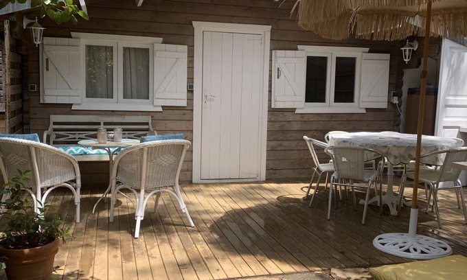Cavaliere Ski Chalet | CHALET IN PRIVATE ACCESS PARK BEACH OF BONPORTEAU