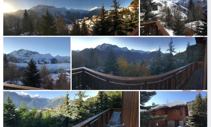 Orcieres Ski Chalet | Chalet Individuel Orcières Merlette 1850m Pied des Pistes Vue Magnifique sur les Montagnes