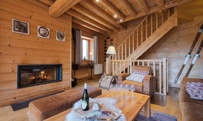 Le Villard Ski Chalet | Chalet L'Orcières : Spa Privé & Charme Montagnard