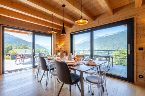 Saint-Jean-de-Sixt Ski Chalet | Chalet Le Domen 10 personnes avec vue