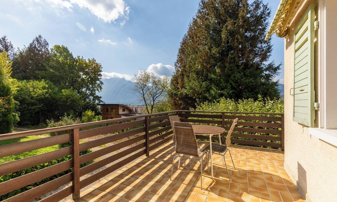 Aix-les-Bains Ski Chalet | Chalet Les Tourelles with Lake view, Private Terrace and Balcony