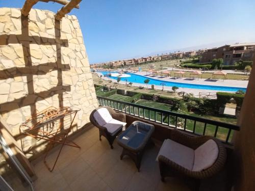 Ain Sokhna Ski Chalet | Chalet Marina Wadi Degla Families Only Pool view 2nd floor with Roof 6 adults