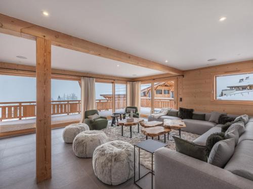 Combloux Ski Chalet | Chalet moderne à Combloux avec piscine et espace bien-être - FR-1-569-160