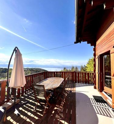 Thollon-les-Memises Ski Chalet | Chalet Mouflon - Vue lac imprenable