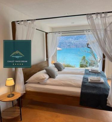Niederried bei Interlaken Ski Chalet | Chalet Swiss Dream - Luxury Lakeview Chalet with AC near Interlaken