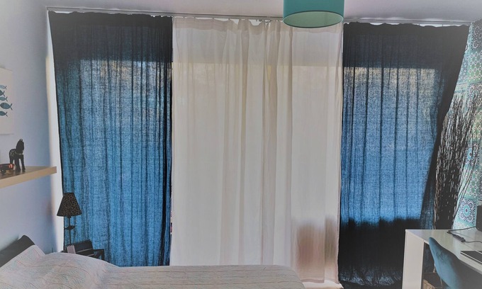 Lingolsheim Apartment | Chambre Bleue