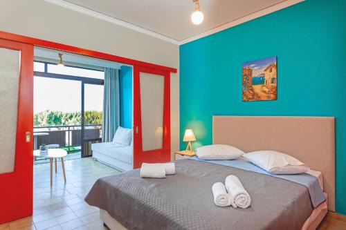 Ialyssos Apartment | CHAMBRE ORANGE