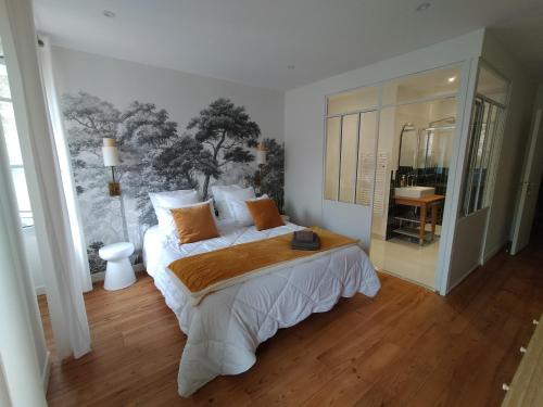 Labatut Bed & Breakfast | chambres d'hôtes numéro 2 Le Bedat côté jardin