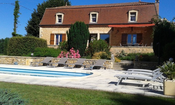 Coux-et-Bigaroque-Mouzens House | Character house with private saltwater pool in Périgord Noir