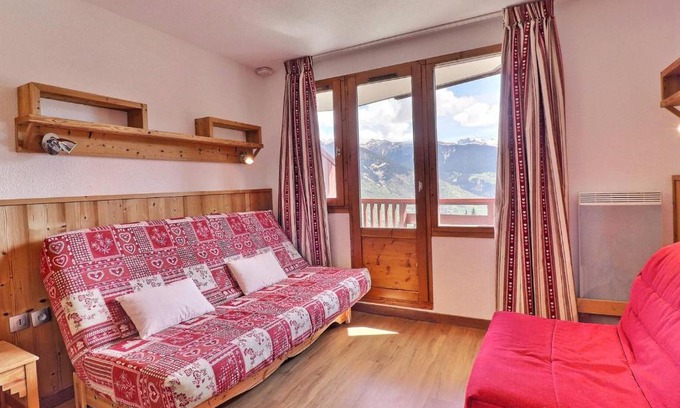 La Perriere Apartment | Charmant 2 pièces à La Tania, skis aux pieds - 4 pers, balcon, proche commerces et ESF - FR-1-182A-21