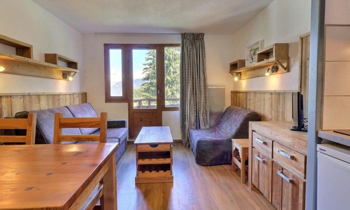 La Perriere Apartment | Charmant 2 pièces pour 4 pers. avec balcon, skis aux pieds, centre La Tania, près des remontées mécaniques. - FR-1-182A-31