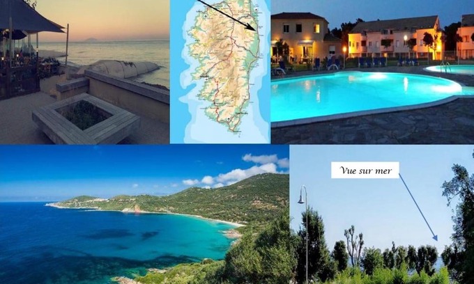 Santa-Maria-Poggio Apartment | Charmant appartement dans résidence avec piscines