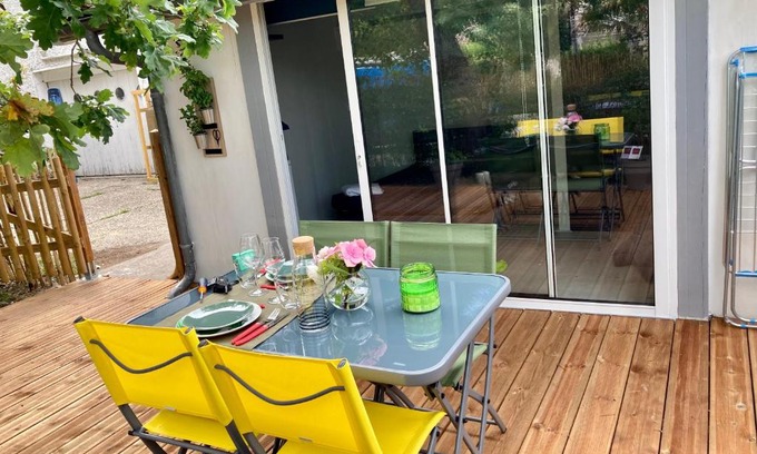 La Teste-de-Buch Apartment | Charmant chalet avec une grande terrasse au Pyla