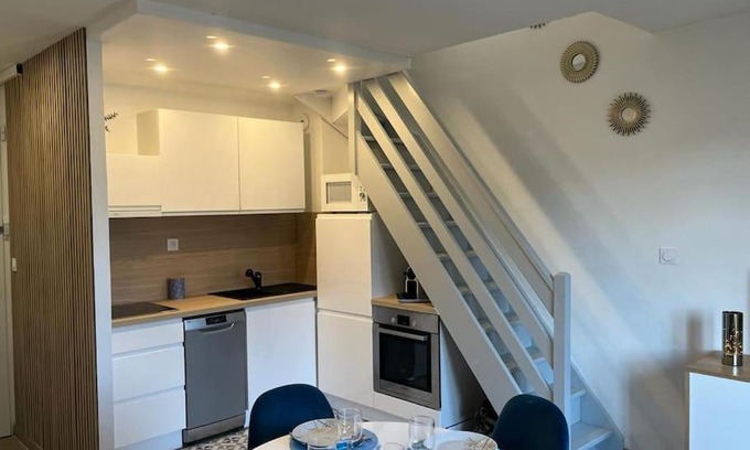 Courseulles-sur-Mer Apartment | Charmant Duplex, 300 m de la mer