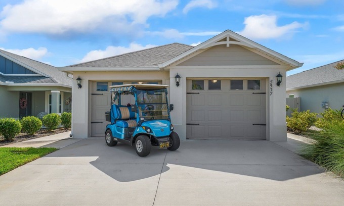 Wildwood Villa | Charming 2 Bed, 2 Bath Courtyard Village in Fenney with Golf Cart Included