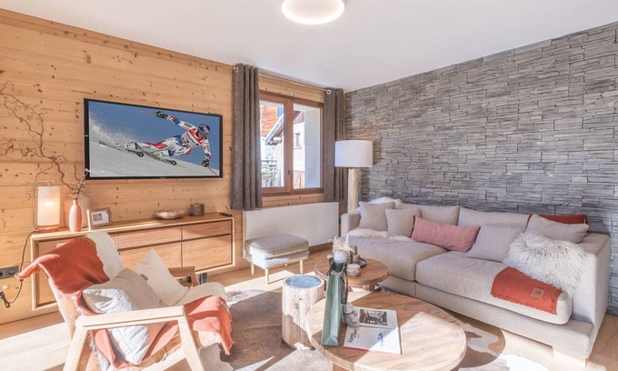 Viel-Alpe Apartment | Charming 2-Bedroom Apartment Near Slopes with Garage and WiFi in Alpe d'Huez