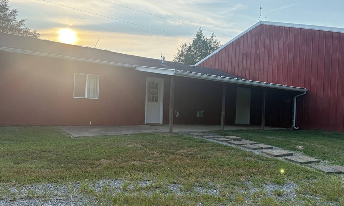 Vienna House | Charming 2-bedroom barn-style home nestled on 6 acres in delightful Vienna