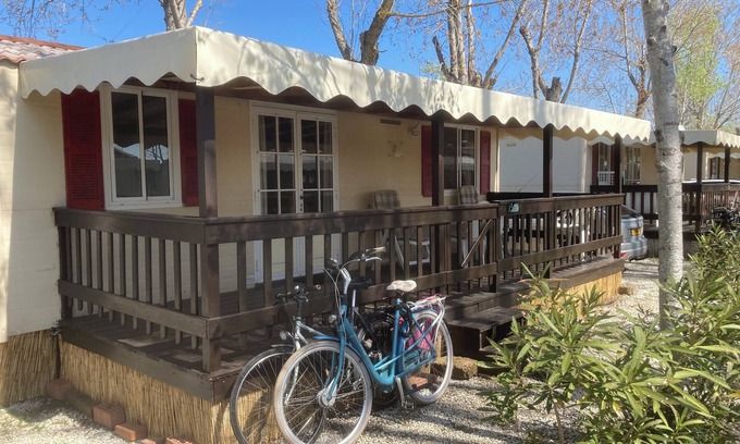 Viareggio Ski Chalet | Charming 2-bedroom chalet in tranquil Toscana , Viareggio, camping Paradiso