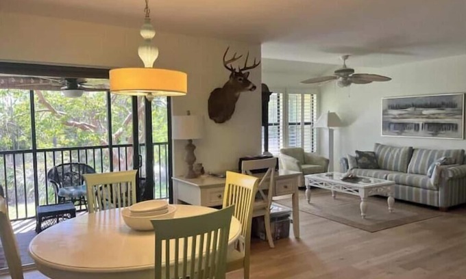 Bokeelia Condo | Charming 2-bedroom condo with AC, WiFi in serene Bokeelia FL.With boat slip
