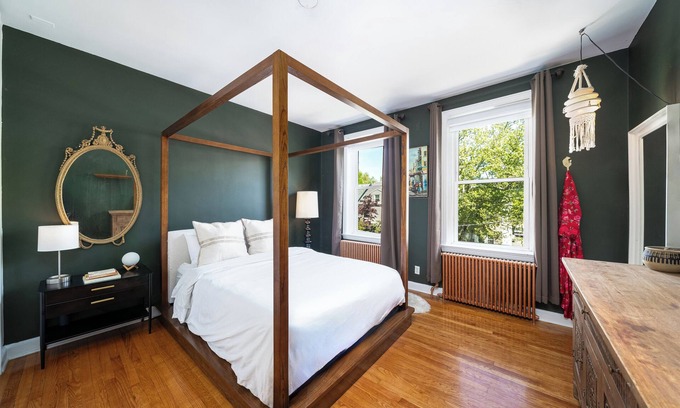 West Side Apartment | Charming 2-bedroom apartment with Outdoor Space, WiFi, AC in vibrant Jersey City