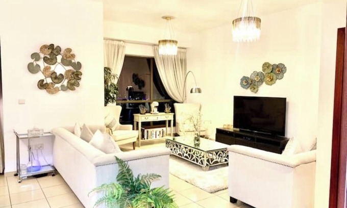 Al Sufouh 2 Apartment | Charming 2bedroom apartment in Jbr with Full Sea view & The Dubai Ferris Wheel