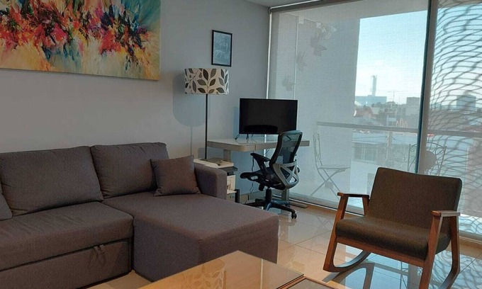 Puebla Apartment | Charming 2BR/2BA Gem near Plaza Cristal w/Netflix