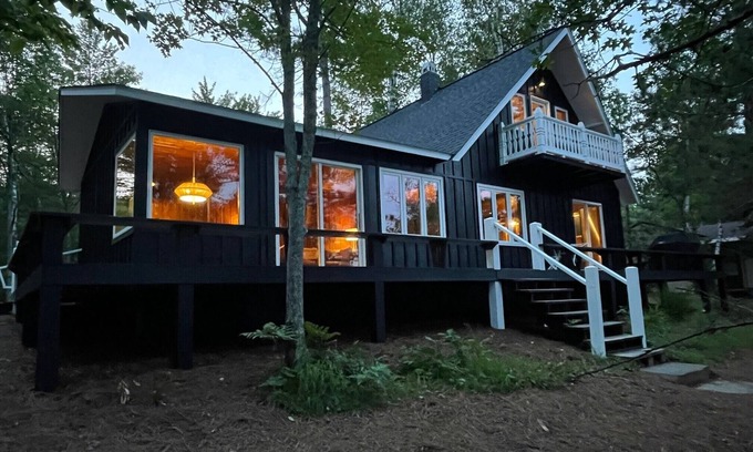 Crosslake Cabin | Charming 3-bedroom Cabin on Lake O'Brien with Pontoon Boat