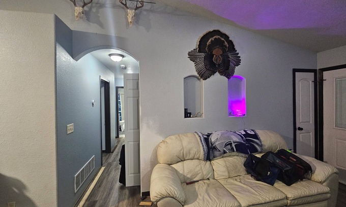 Rapid City House | Charming 3-bedroom house with AC, WiFi, 2-car attached garage and fenced yard