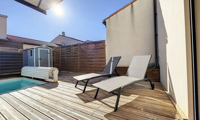 Elne House | Charming 3-Bedroom Villa with Private Pool, Garden, and Terrace in Elne
