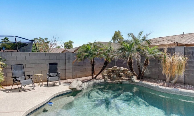 Estrella Village House | Charming 4-bedroom Oasis in Tolleson with Heated Pool!