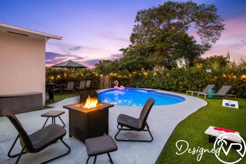 Dania Beach House | Charming 4BR Home w Private Pool