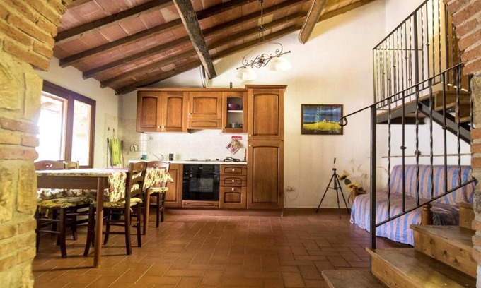 Massa Marittima Apartment | Charming Apartment in Massa Marittima with shared pool.