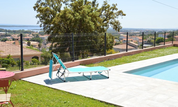 Furiani Apartment | Charming apartment with sea and mountain views, close to the beach