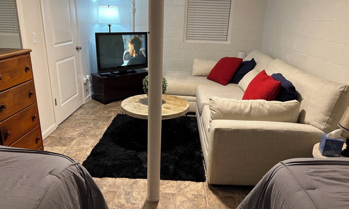 Alpharetta Apartment | Charming Basement Studio Oasis!