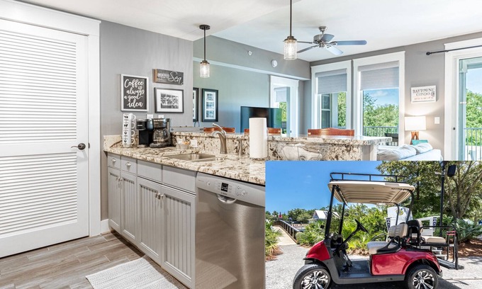 Baytowne Wharf Condo | Charming Baytowne Wharf 1BR/2BA+Bunk Room