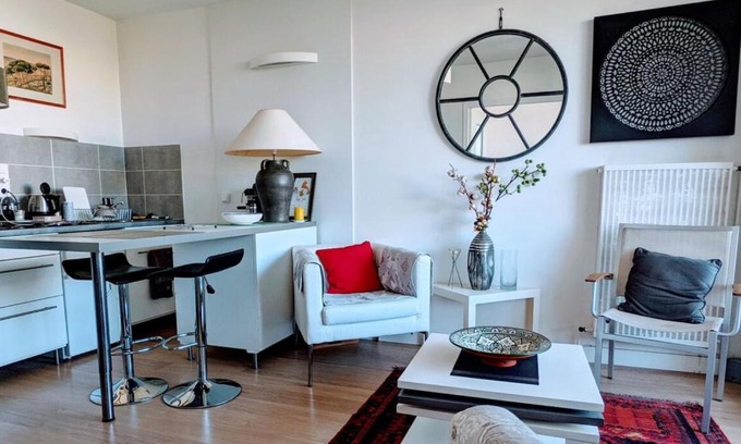 Annecy-le-Vieux Apartment | Charming bright T2 balcony parking telework
