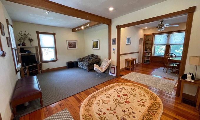 Titusville House | Charming bungalow in historic Titusville with screened in porch.