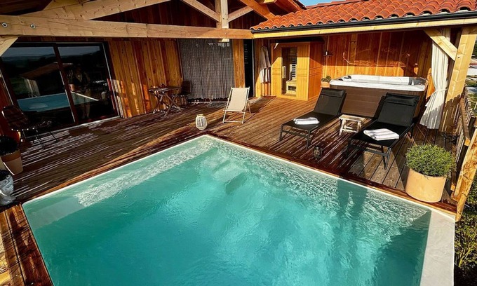 Monbazillac Cabin | Charming cabin Spa Sauna & Private pool