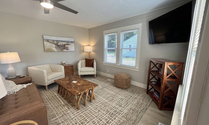 Coloma Cottage | Charming Cape Cod House Minutes From Paw Paw Lake, Wineries, and Wedding Venues