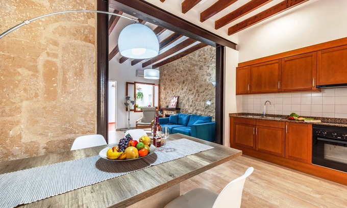 Pollensa Hotel | Charming City Center house, 4 people, Patio, Air conditioned, Free Wifi