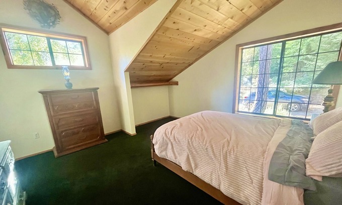 Cedar Ridge Cabin | Charming craftsman cabin in the woods, rustic and remote, pet friendly.